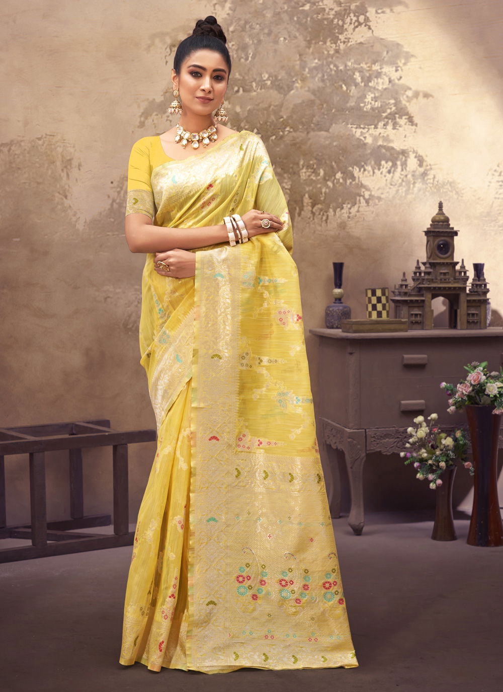 Sangam Shipra Festive Wear Wholesale Cotton Silk Saree Catalog